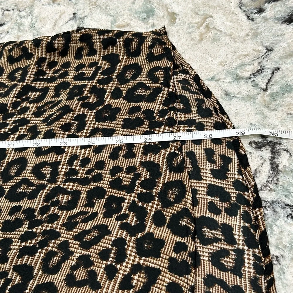 Michael Kors Womens Size XLarge Leopard Print Blouse Top